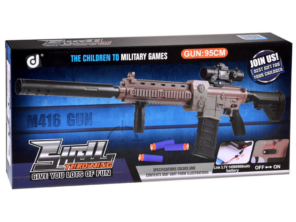 Automātiskā rotaļu šautene bērniem ar putu lodēm – droša un aizraujoša spēle gan mājās, gan ārā