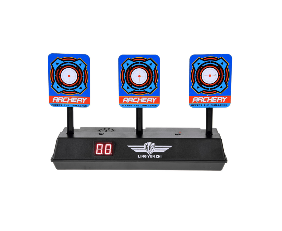 Interaktīvs šaušanas mērķis bērniem ar skaņas un gaismas efektiem – piemērots Nerf pistolei