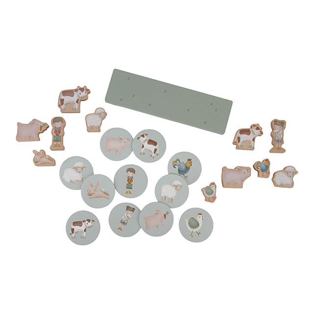 Little Dutch balansēšanas spēle Mazā ferma – koka rotaļlieta bērniem