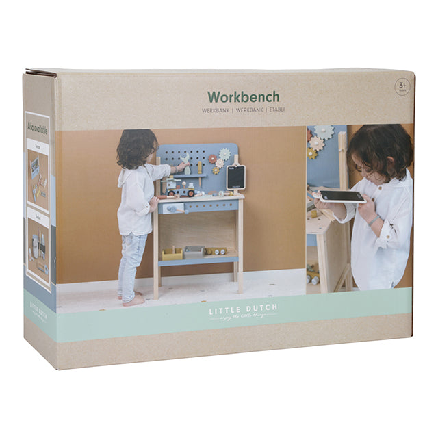 Little Dutch koka darba galds ar instrumentiem – izglītojoša rotaļlieta bērniem