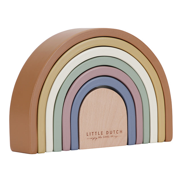 Little Dutch koka varavīksne – izglītojoša un attīstoša rotaļlieta bērniem