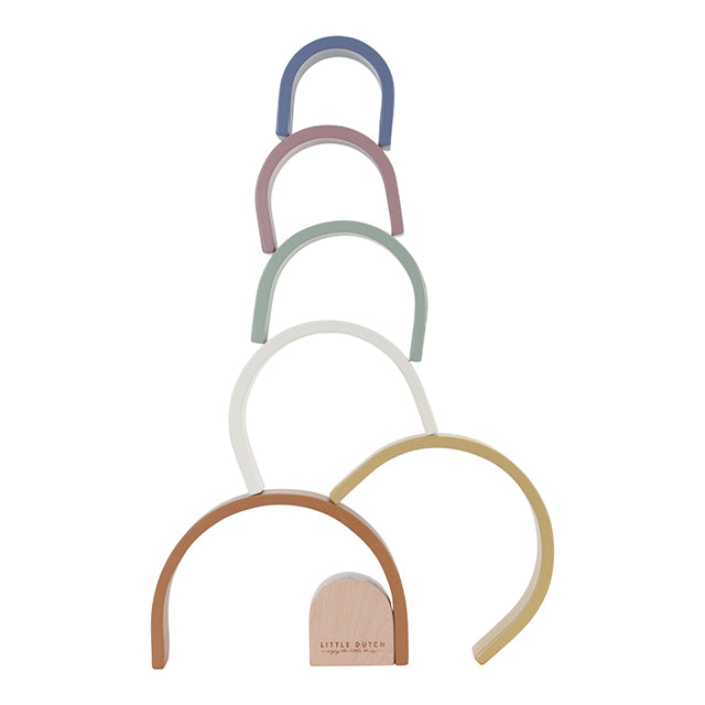 Little Dutch koka varavīksne – izglītojoša un attīstoša rotaļlieta bērniem