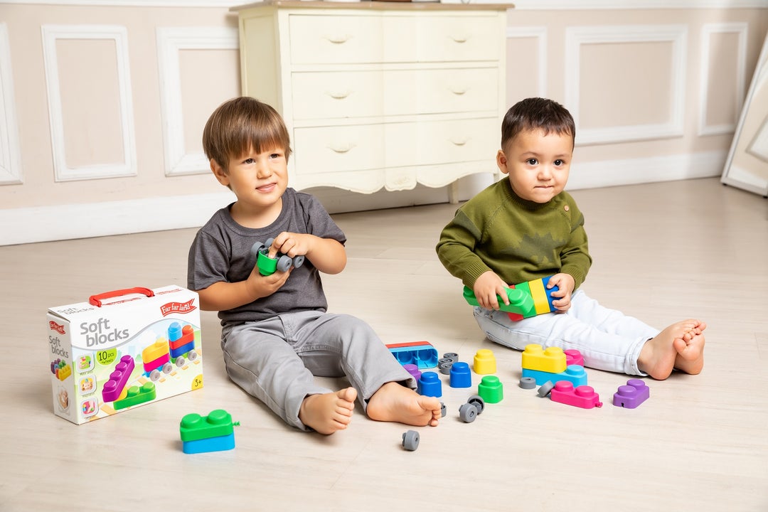 Silikona mīksto kluču komplekts bērniem – krāsaini mācību kluči radošām rotaļām un motorikas attīstībai