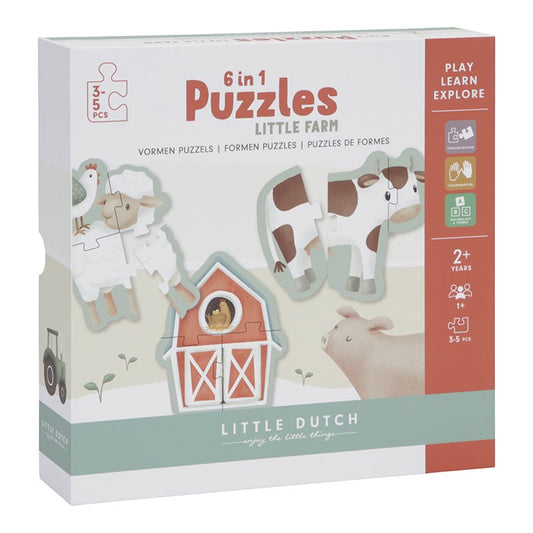 Little Dutch puzle - Mazā ferma 6vienā