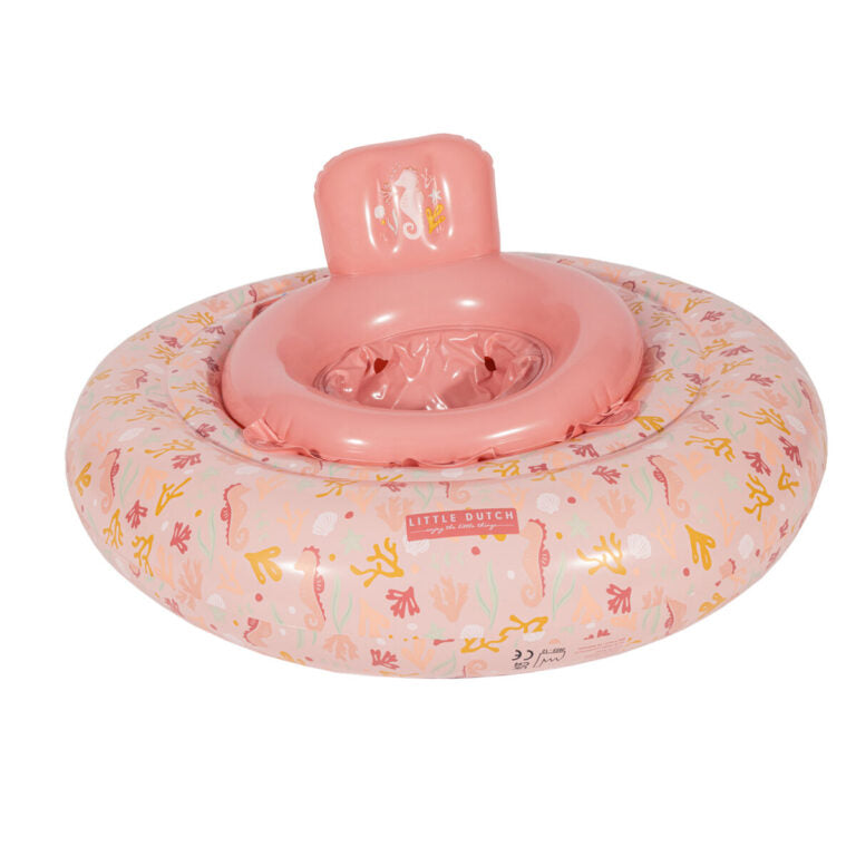 Peldriņķis mazulīšiem Ocean Dreams Pink, Swim Ring Babyfloat, Little Dutch