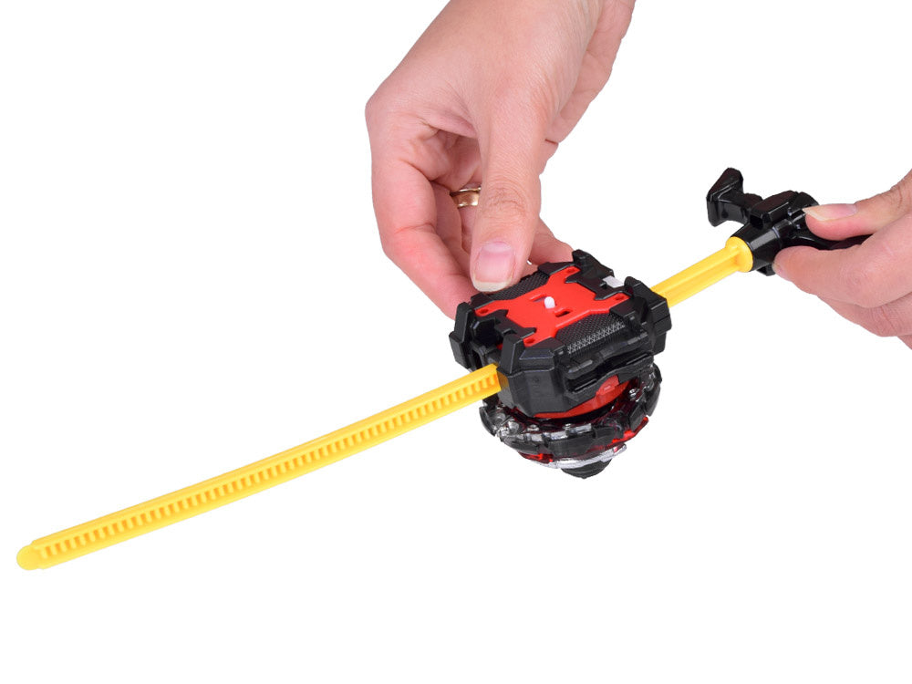 Beyblade tipa komplekts bērniem ar 8 ripām, 4 palaidējiem un čemodānu – aizraujošas sacensību rotaļas