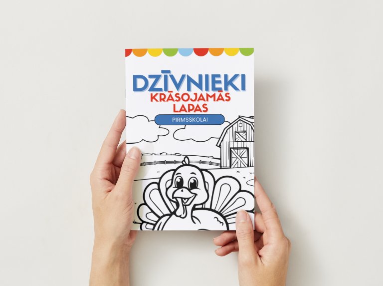 Dzīvnieku pasaule – drukājamas krāsojamās lapas bērniem PDF formātā, lai mācītos par dzīvniekiem un attīstītu radošumu.