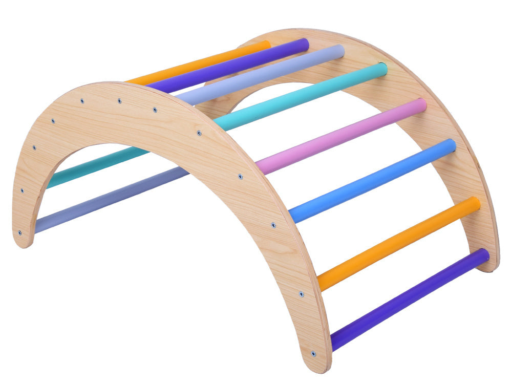 Pikler trīsstūris 3in1 Kāpšanas montesori koka rotaļlieta