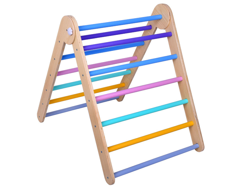 Pikler trīsstūris 3in1 Kāpšanas montesori koka rotaļlieta