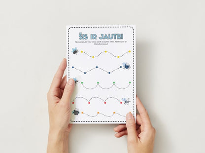 Gudrās lapas – drukājamas darba lapas bērniem PDF formātā, kas attīsta loģisko domāšanu un matemātiskās prasmes.