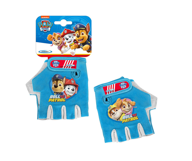 Paw Patrol velosipēda cimdi bērniem – zili, elastīgi un ērti cimdi drošai braukšanai ar riteni