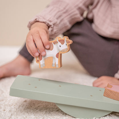 Little Dutch balansēšanas spēle Mazā ferma – koka rotaļlieta bērniem