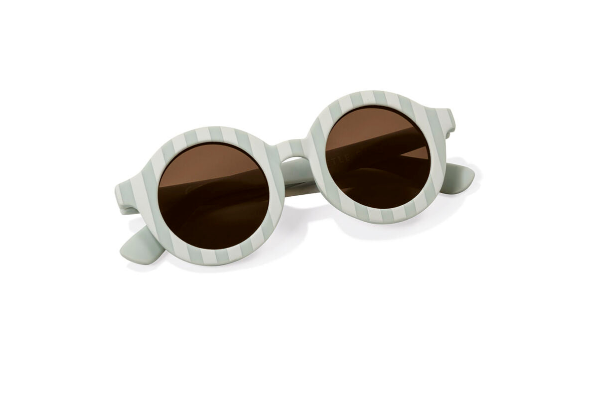 Little Dutch bērnu saulesbrilles salātu zaļā krāsā ar UV400 aizsardzību – modernas saulesbrilles mazajiem vasarai