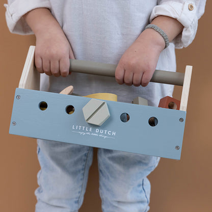 Little Dutch koka instrumentu kaste – bērnu rotaļlieta ar instrumentiem un detaļām
