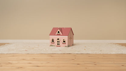 Little Dutch koka leļļu māja – pārnēsājama un atverama rotaļlieta bērniem ar mēbelēm