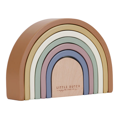 Little Dutch koka varavīksne – izglītojoša un attīstoša rotaļlieta bērniem