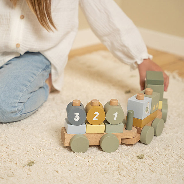 Little Dutch koka vilcieniņš Mazā ferma – attīstoša un izglītojoša rotaļlieta bērniem