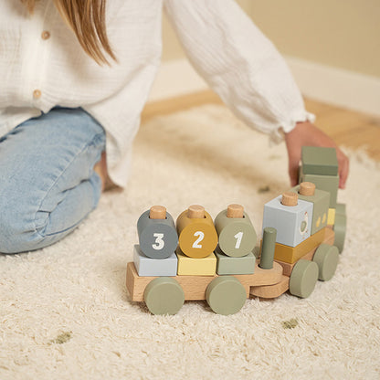 Little Dutch koka vilcieniņš Mazā ferma – attīstoša un izglītojoša rotaļlieta bērniem