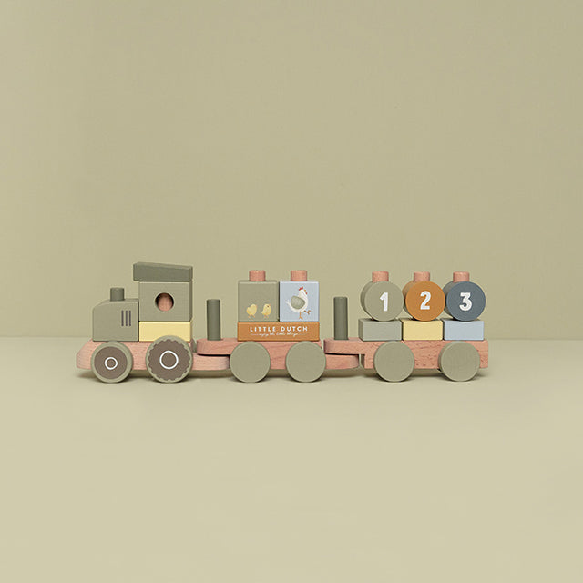 Little Dutch koka vilcieniņš Mazā ferma – attīstoša un izglītojoša rotaļlieta bērniem