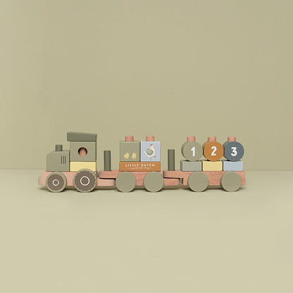 Little Dutch koka vilcieniņš Mazā ferma – attīstoša un izglītojoša rotaļlieta bērniem