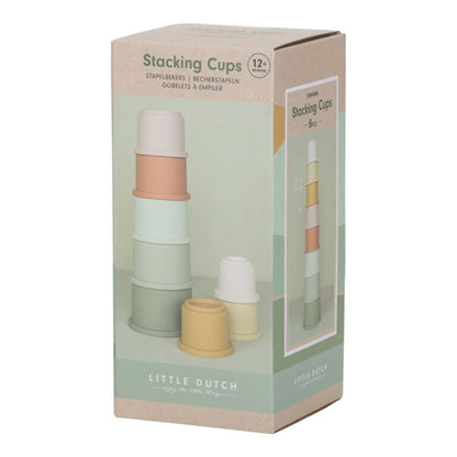 Little Dutch kraušanas krūzītes – attīstoša rotaļlieta bērniem no 1 gada vecuma