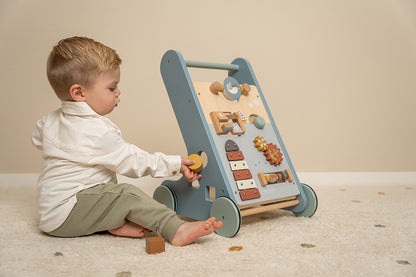 Little Dutch multifunkcionālais koka staigulis – jūrnieku līcis, attīstoša rotaļlieta bērniem