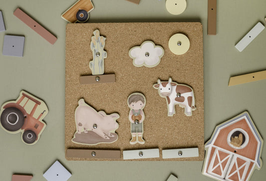 Little Dutch pienaglojams mākslas komplekts Mazā ferma – radošs komplekts bērniem