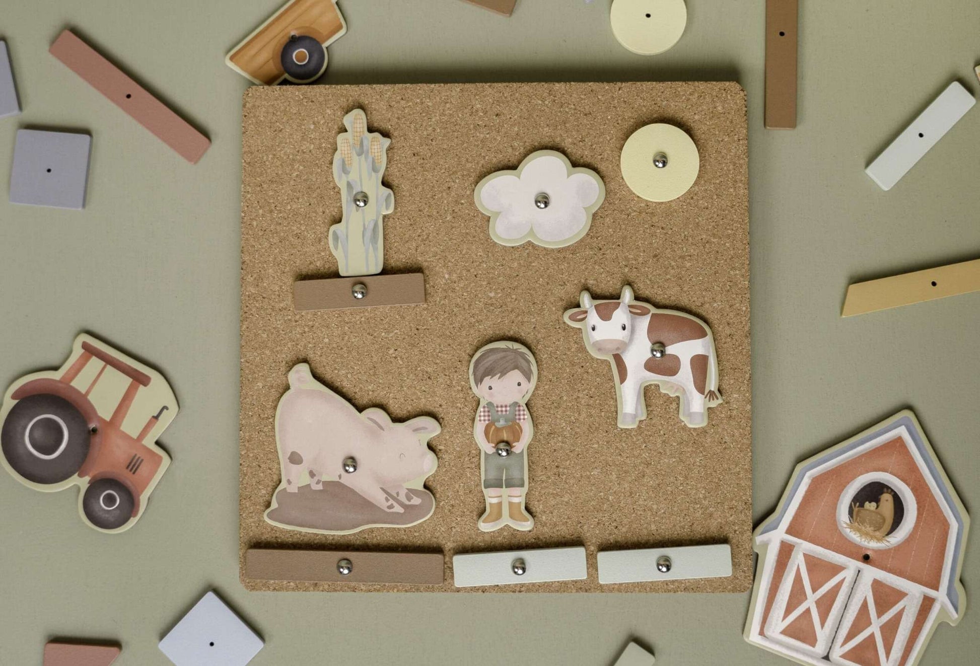 Little Dutch pienaglojams mākslas komplekts Mazā ferma – radošs komplekts bērniem