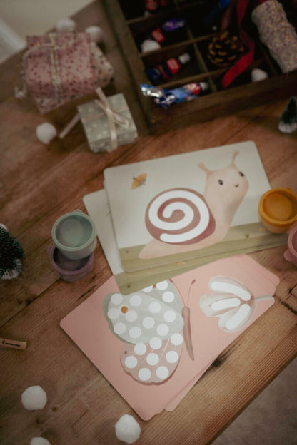 Little Dutch pirkstiņkrāsu komplekts bērniem – radoša un attīstoša rotaļlieta ar drošām krāsām