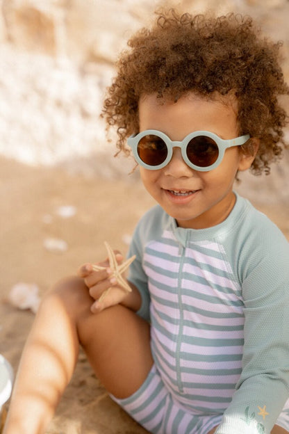 Little Dutch bērnu saulesbrilles jūras zaļā krāsā ar UV400 aizsardzību