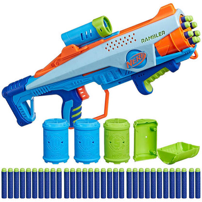 Nerf Elite JR Rookie Pack pistole ar 32 šautriņām un 4 mērķiem