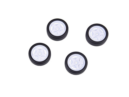 Radiovadāmā drifta mašīna ar LED gaismām un rezerves riepām, rotaļlieta bērniem auto sacīkstēm