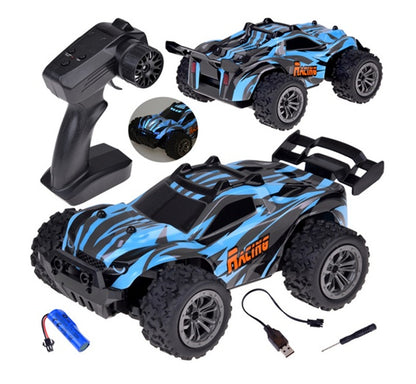 RC mašīna Rapid Monster ar LED apgaismojumu un pulti – radiovadāma rotaļlieta bērniem