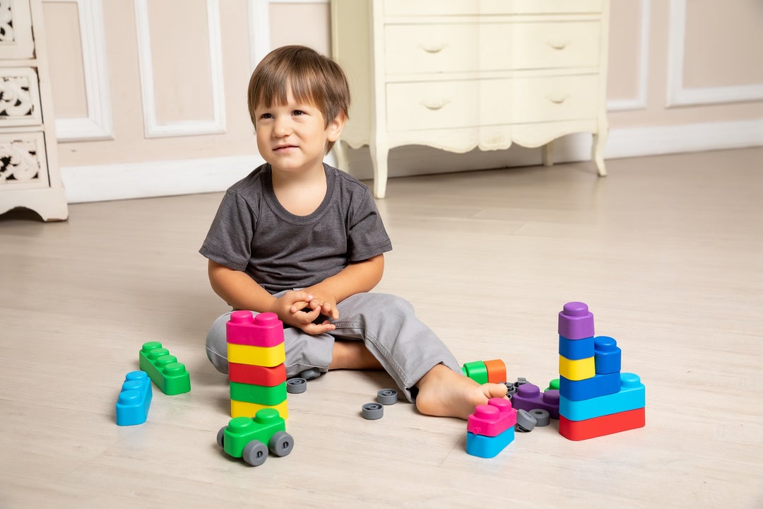 Silikona mīksto kluču komplekts bērniem – krāsaini mācību kluči radošām rotaļām un motorikas attīstībai