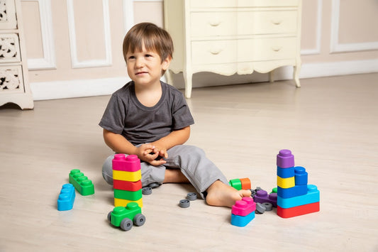 Silikona mīksto kluču komplekts bērniem – krāsaini mācību kluči radošām rotaļām un motorikas attīstībai