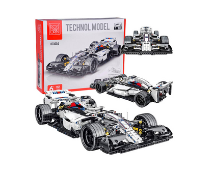 Tehniskais konstruktors Formula 1 auto ar 1152 detaļām – radoša būvēšanas rotaļlieta bērniem