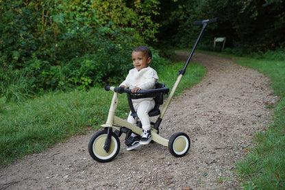 Topmark 4-in-1 trīsritenis un līdzsvara velosipēds bērniem – daudzfunkcionāls braucamais ar pedāļiem un rokturi